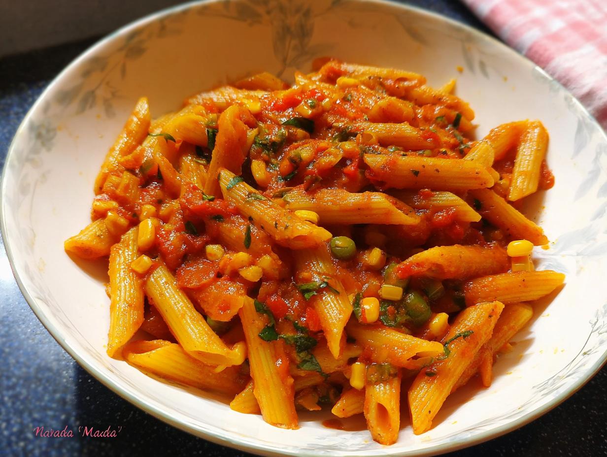 Easy Masala Pasta: 1 Amazing Dish